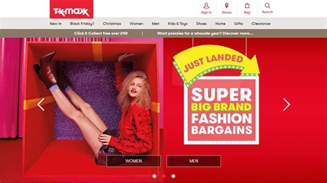 tk maxx official website.